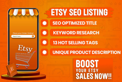 I will do Etsy promotion, Etsy traffic, Etsy SEO to get Etsy sales