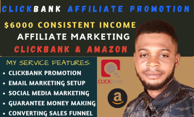 I will build Tik Tok affiliate, boost Clickbank sales and Amazon affiliate website
