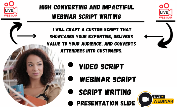 I will transform your ideas into a compelling webinar script for your content