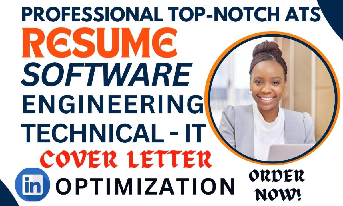I will draft standard engineering, faang software engineer or technical resume