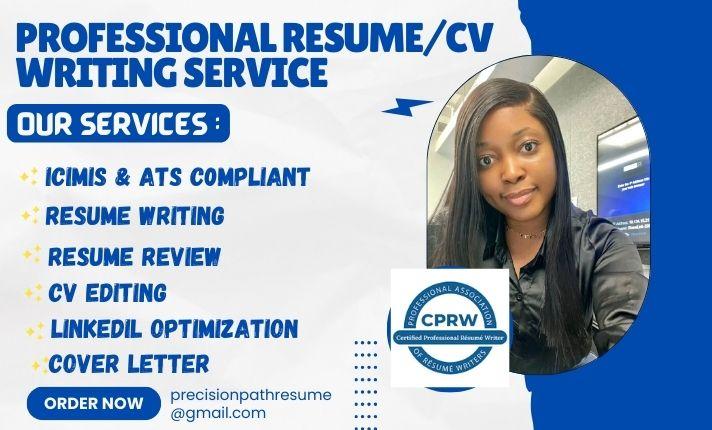I will provide ats resume writing, cover letter writing, and linkedin optimization