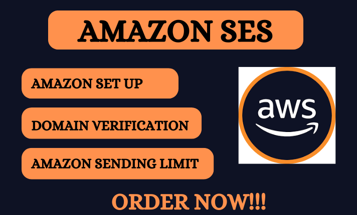 I will get you amazon AWS account ses 50k daily limit, domain verify