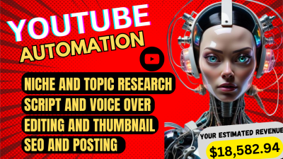 I will setup youtube automation channel, cash cow videos, top 10 faceless videos