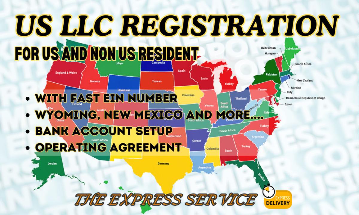 I WILL Do Wyoming LLC Registration, Business Registration, Trademark, EIN Number