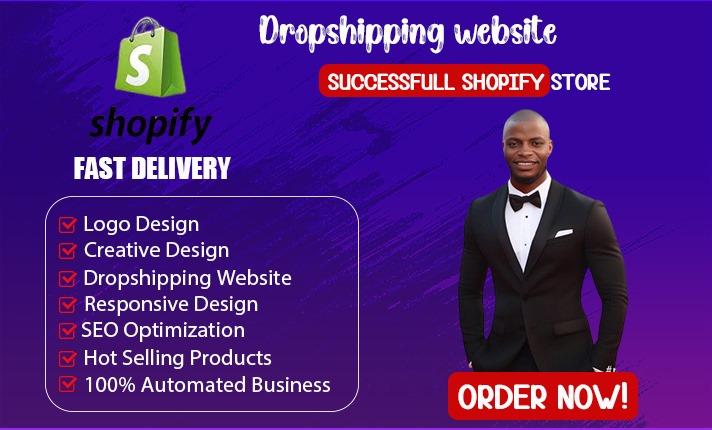 I will build your affiliate dropshipping Shopify store