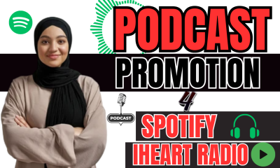 I will promote and podcast your Spotify iHeart music to reach new audience and download