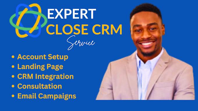 I will create a fully automated sales CRM with close CRM fluent crm perfex crm