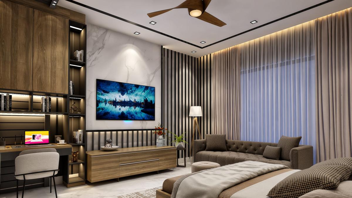 I will make 3d interior design with realistic renders