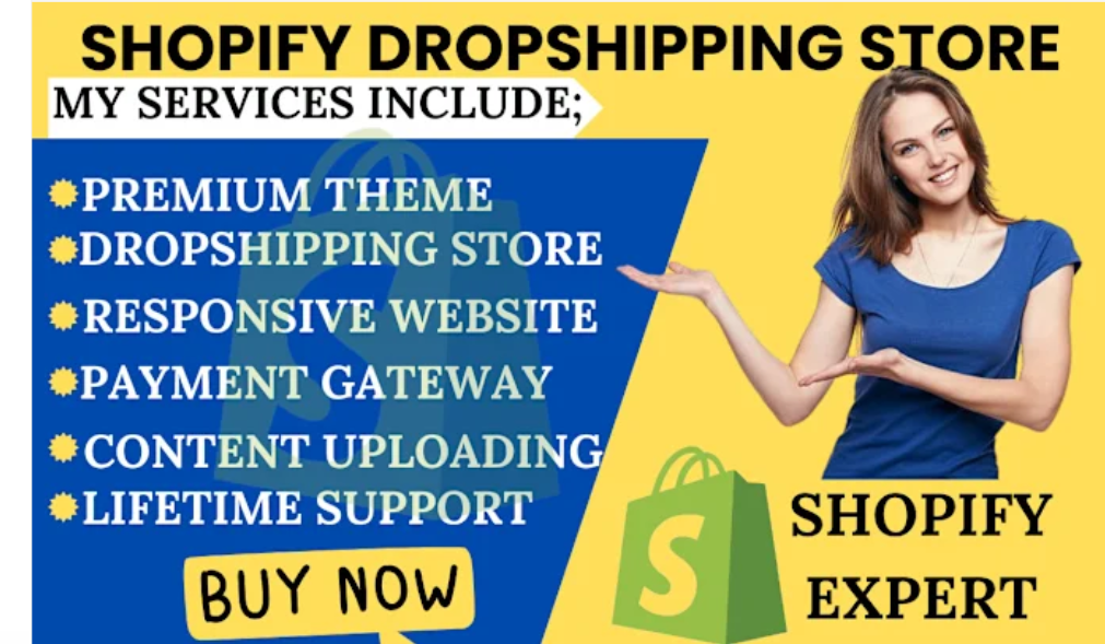 I will design profitable automated dropshipping shopify store redesign shopify website