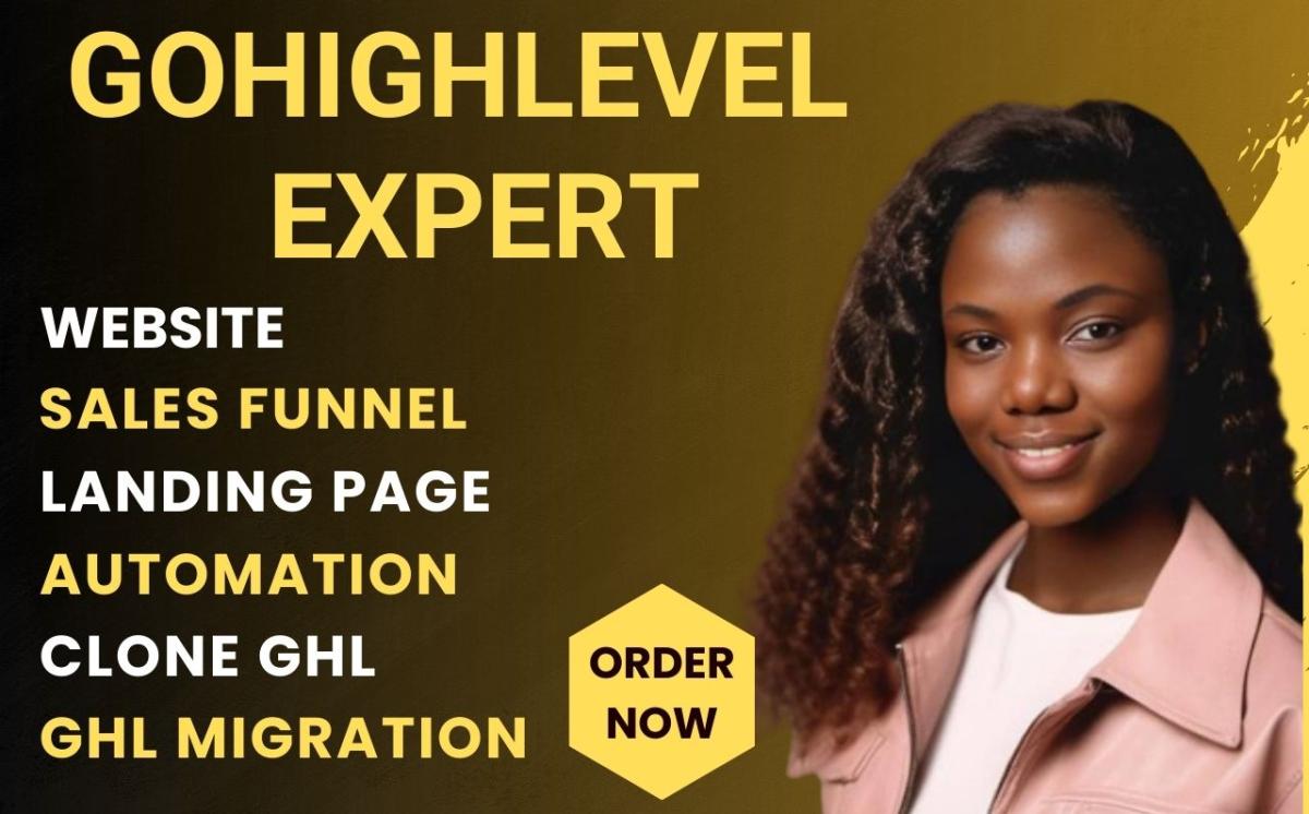build go high level sales funnels gohighlevel landing page gohighlevel website