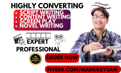 adapt your novel or book to movie script or screenplay