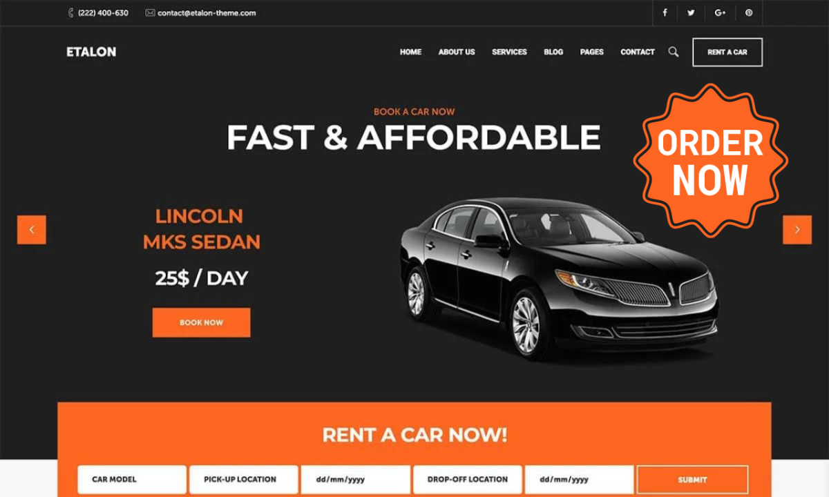 build car dealership website car rental auto insurance website wix or wordpress