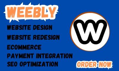 I will design or redesign your weebly website professionally