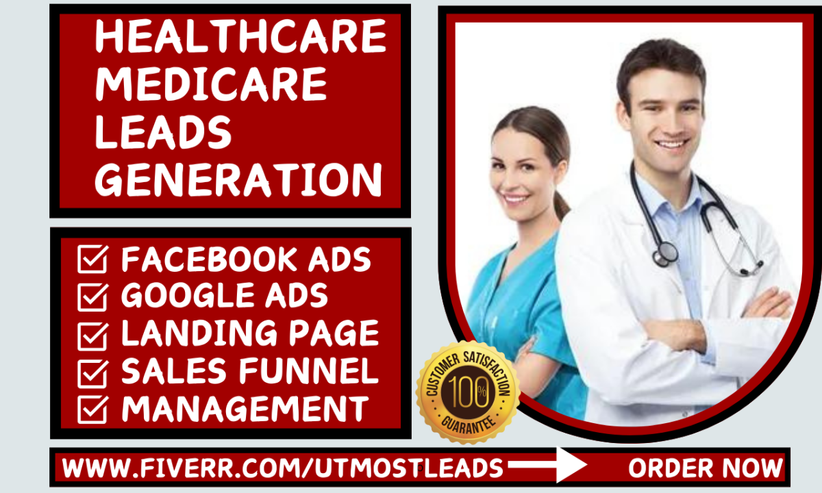 I will generate healthcare insurance leads Medicare aca IUL life insurance landing page
