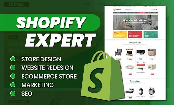 I will build custom shopify store development, dropshipping store for your business