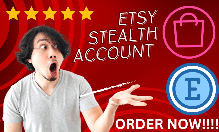 I will offer a verified Etsy stealth account Etsy account creation