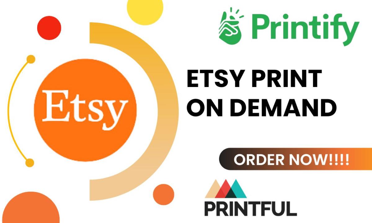 I will setup etsy shopify print on demand shop etsy print on demand store etsy pod sale