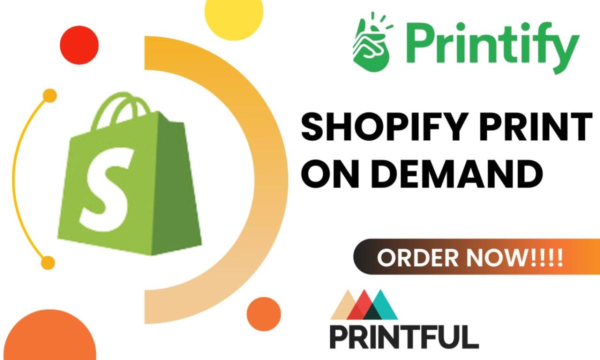 I will setup, design a professional Shopify print on demand store Shopify Shine on POD