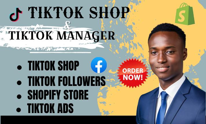 I will setup tiktok shop ads connect and integrate with shopify store to boost sales
