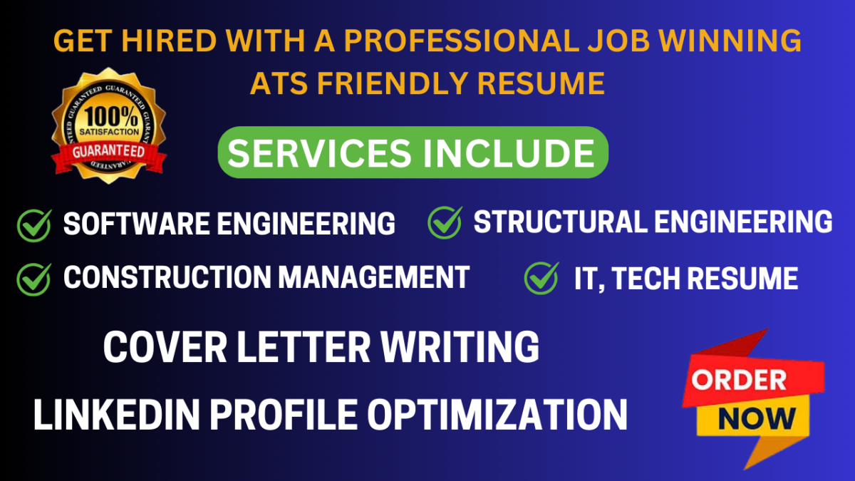I will write software engineering resume architecture consultant construction IT tech