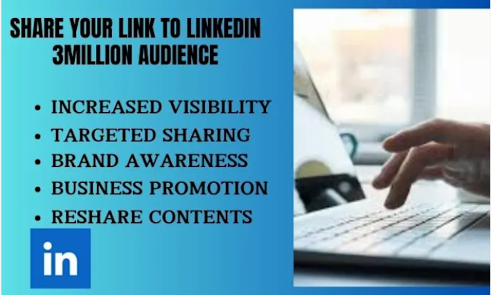 I will share and shout out your content or link, document pdf to 3m linkedin audience