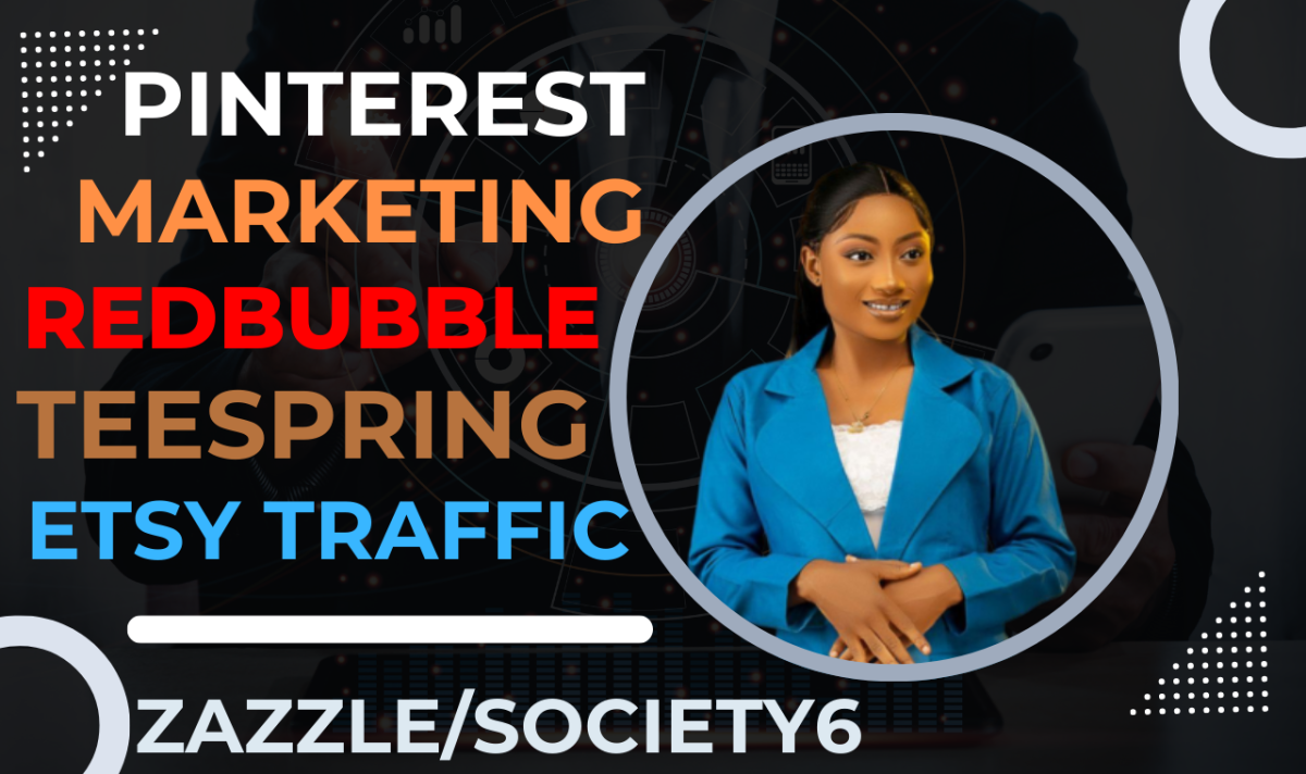 I will promote redbubble store teespring etsy shop traffic society6 zazzle shopify