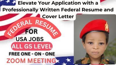 I will deliver expert federal resume writing for usajobs, ksa, ecq, mtqs, ptqs