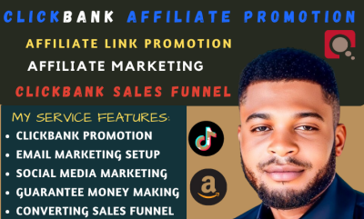 I will do autopilot clickbank sales funnel to boost clickbank affiliate link promotion