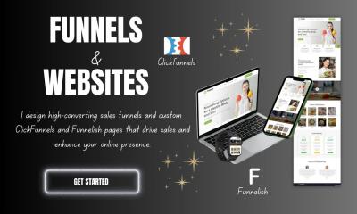 I will clone Clickfunnels sales funnel, Funnelish sales page, Clickfunnels landing page