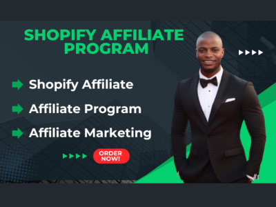 I will increase Shopify store sales with professional affiliate marketing setup