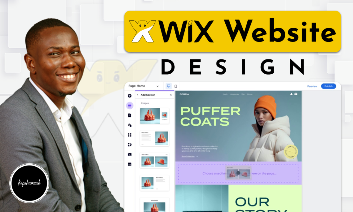 I will design or redesign a Wix website using the Wix editor.
