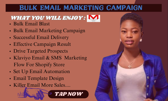 I will send bulk email blast, email campaign, email marketing and email blast