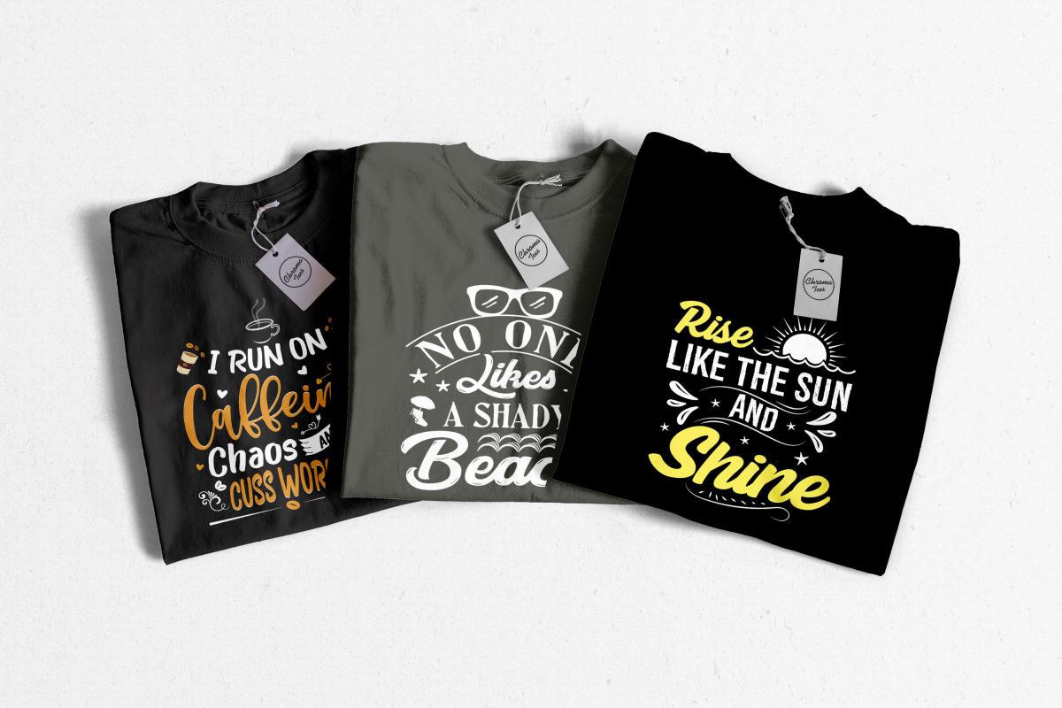 Create Unique Typographic and Custom Graphic T-Shirt Designs