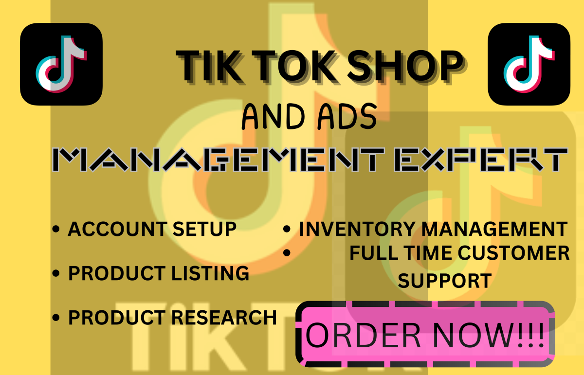 I will setup TikTok shop, TikTok ads, and do TikTok marketing
