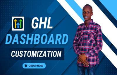 I will gohighlevel dashboard and logo customization using html css javascript on ghl