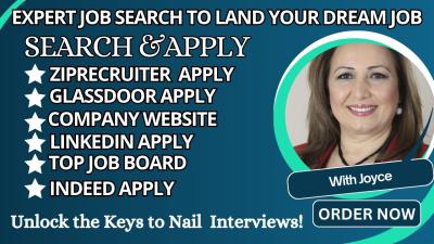 I will search and apply for remote jobs