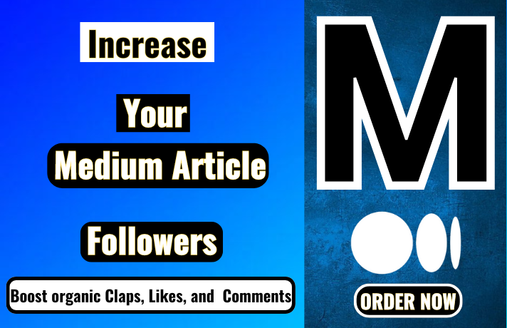 I will do organic medium article promotion viral medium blogs to 2m active audience