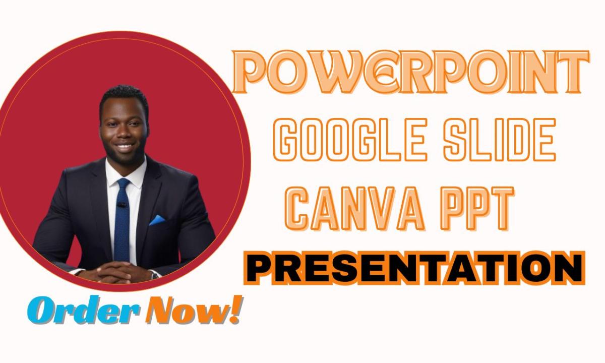 I will design Canva PPT, Keystone, PowerPoint and Google Slice