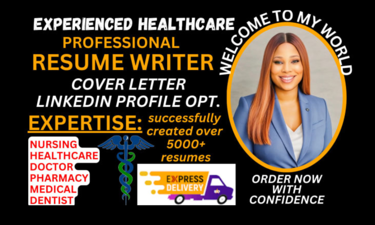 I will craft a professional medical resume writing, nursing, healthcare, pharmacy