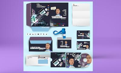 I will personalized stationery and custom corporate brand identity