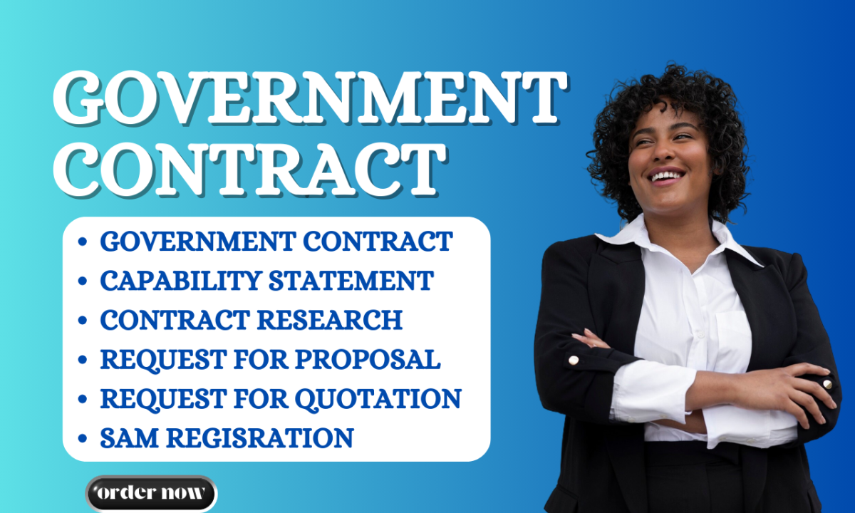 Professional Services: Capability Statement, Bid Proposal, Government Contract, RFP, RFQ, RFI
