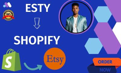 I will do esty dropshiping to shopify