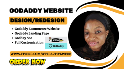 Design your website with GoDaddy: website design, online store setup, redesign