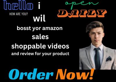 I will create an Amazon influencer video for your product