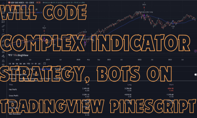 I will code complex indicator, strategy, bot on tradingview pinescript