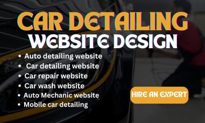 I will auto detailing website, valet mechanic, car detailing, mobile car detailing