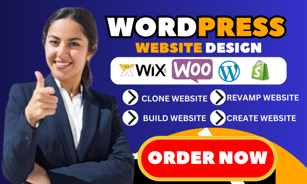 I will design or redesign, clone, build, copy, revamp, wordpress website development