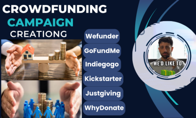 I will organically promote your crowdfunding campaign on Kickstarter, Indiegogo, and Wefunder