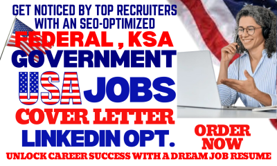 I will write a perfect federal military USAJobs government veteran civilian resume