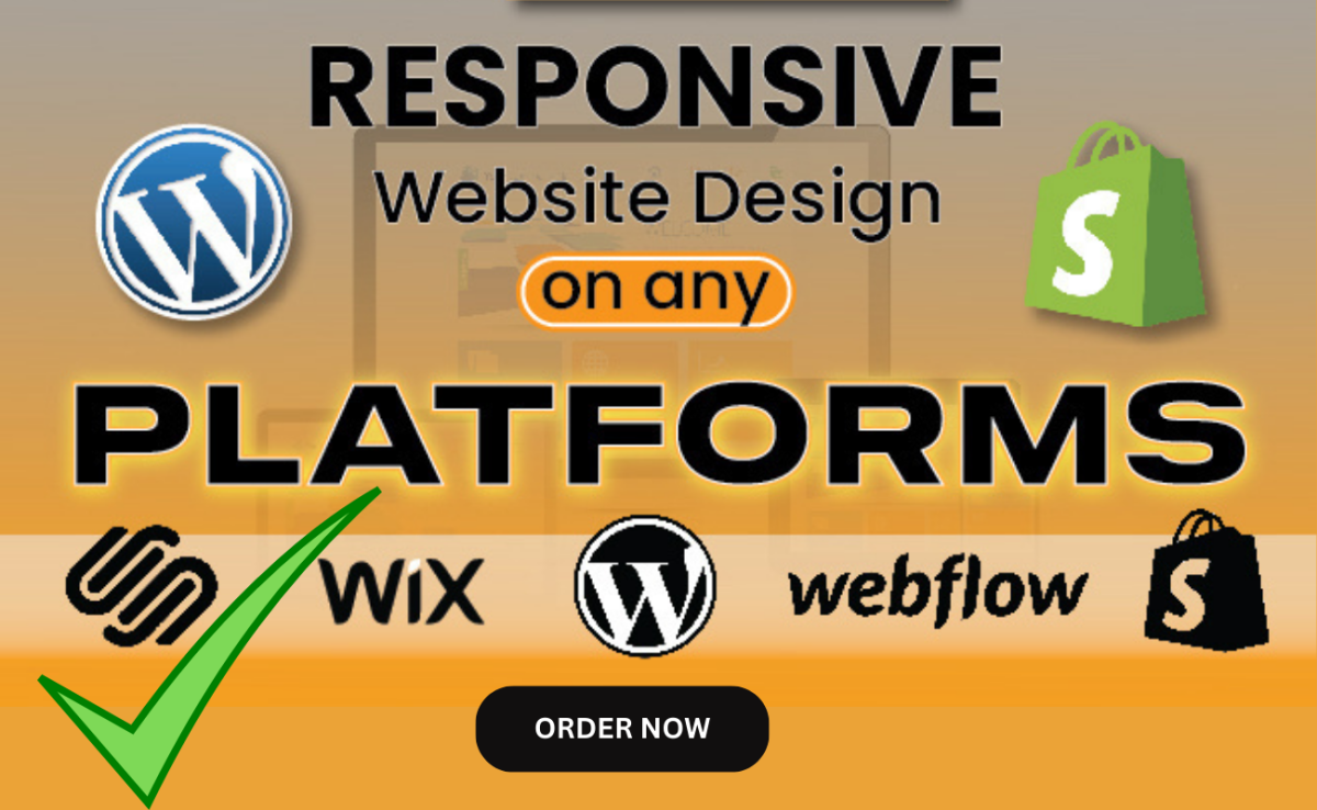 I will design wordpress, redesign shopify, redesign wix, webflow website, clone website